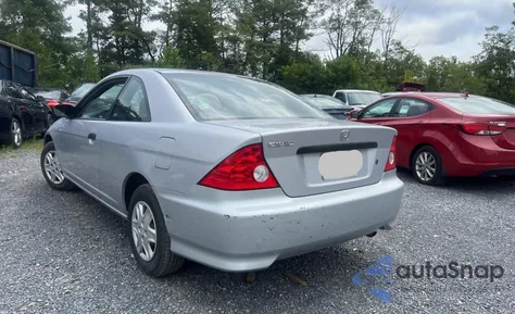 2005 Honda Civic Dx Vp из США, поврежденный, VIN 1HGEM22385L010134